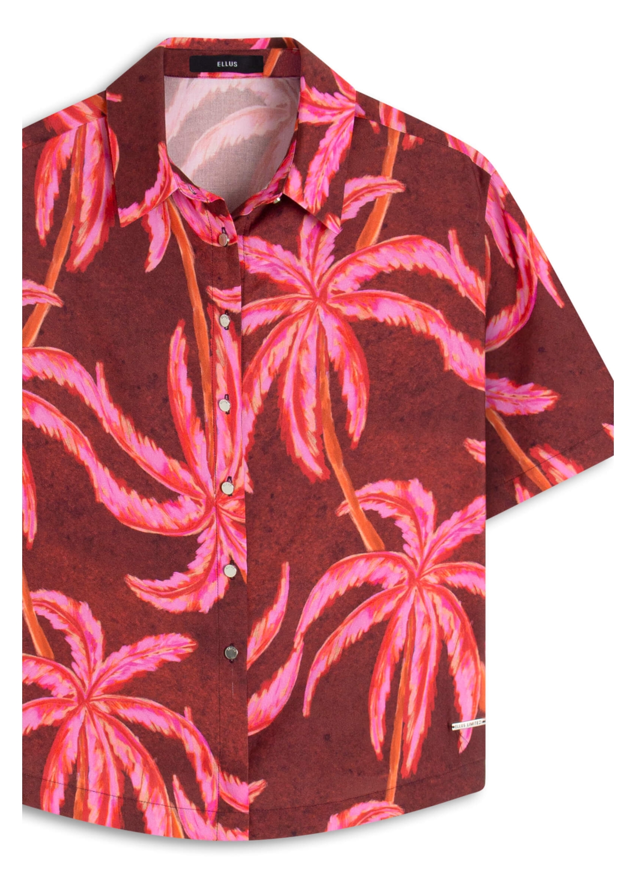 Camisa Palms Summer Petit Vermelho