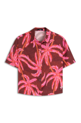 Camisa Palms Summer Petit Vermelho