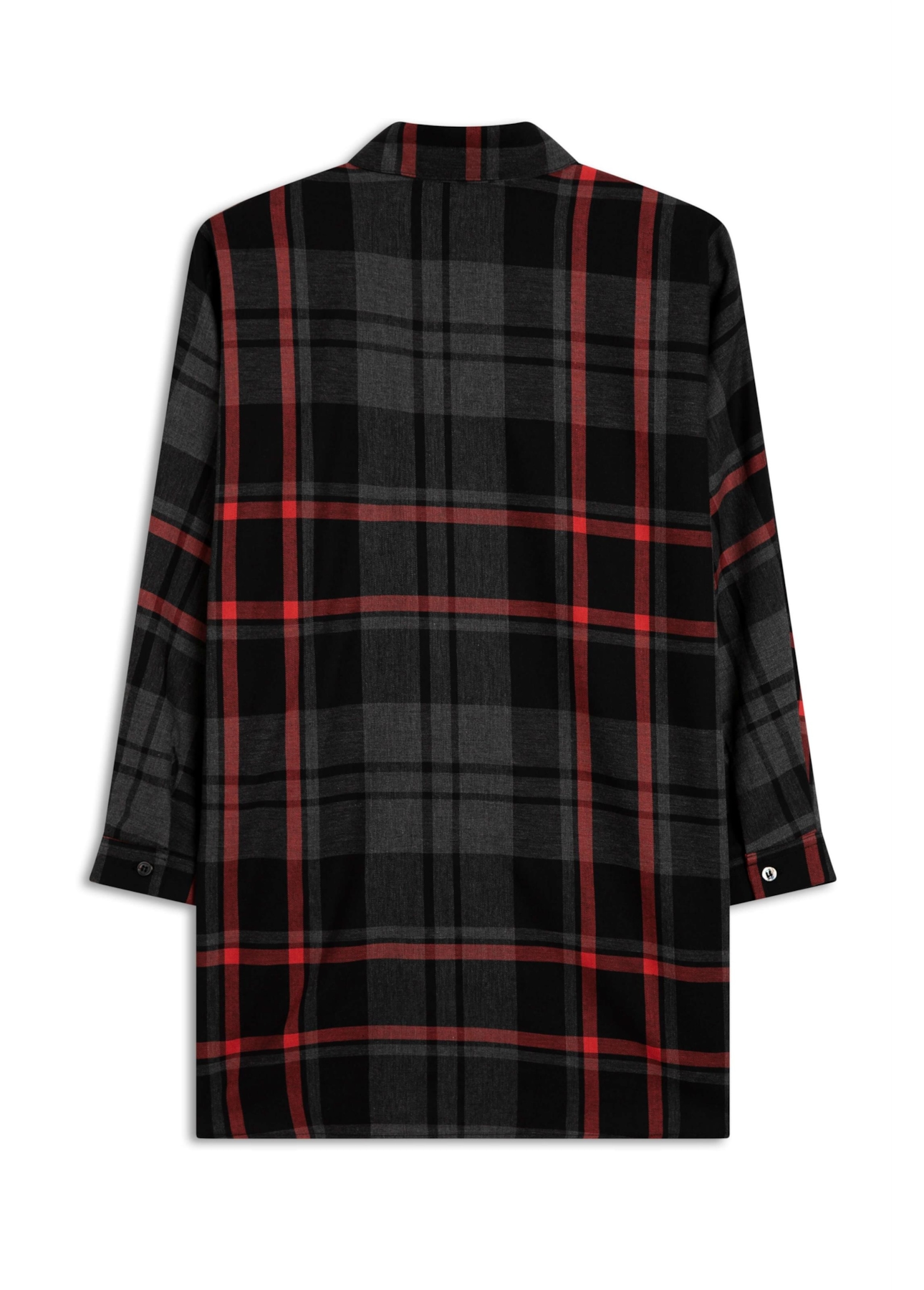 Camisa Plaid Dye Yarn Vermelho