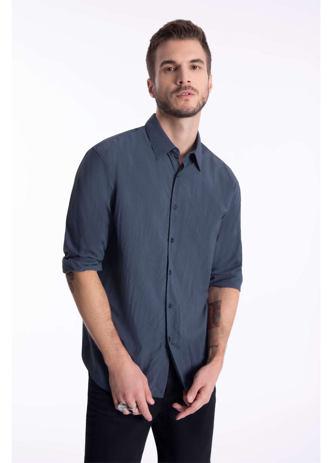 Camisa Poliamida Losse Irish Cinza