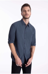 Camisa Poliamida Losse Irish Cinza