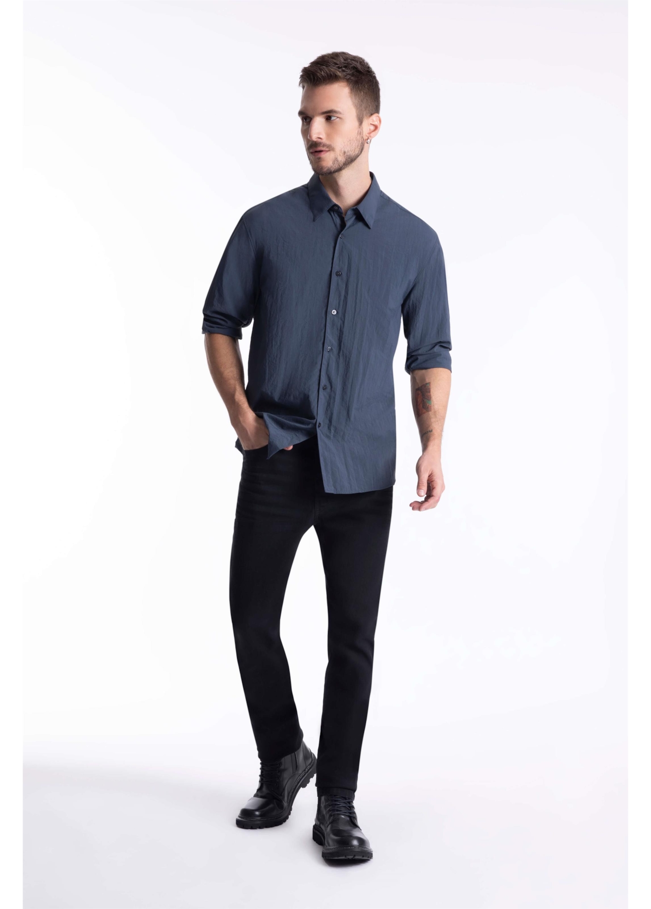 Camisa Poliamida Losse Irish Cinza