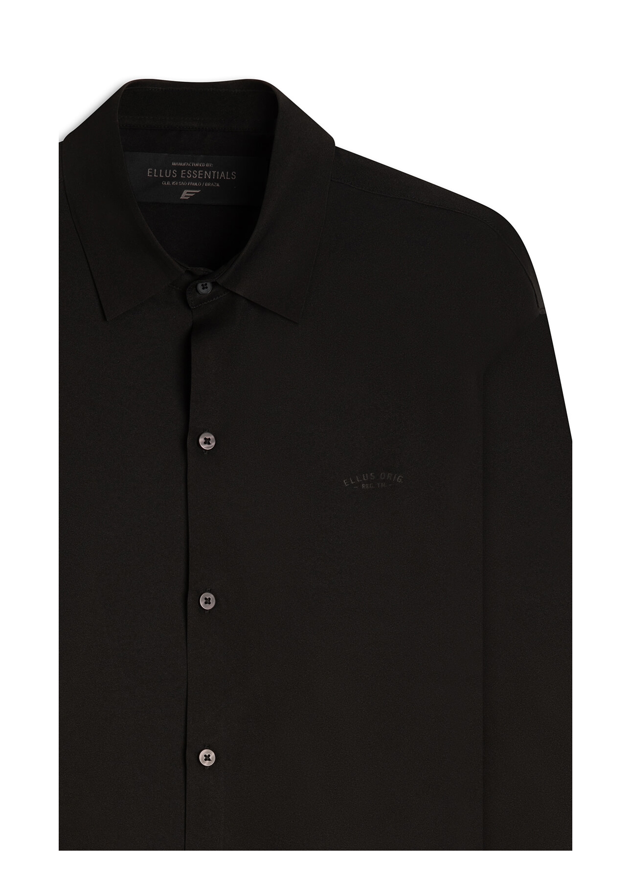 Camisa Politech Classic Fusioned Preto