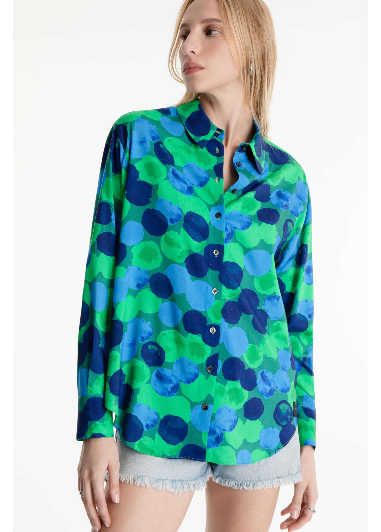 Camisa Polkadot Oversized Padrao 4