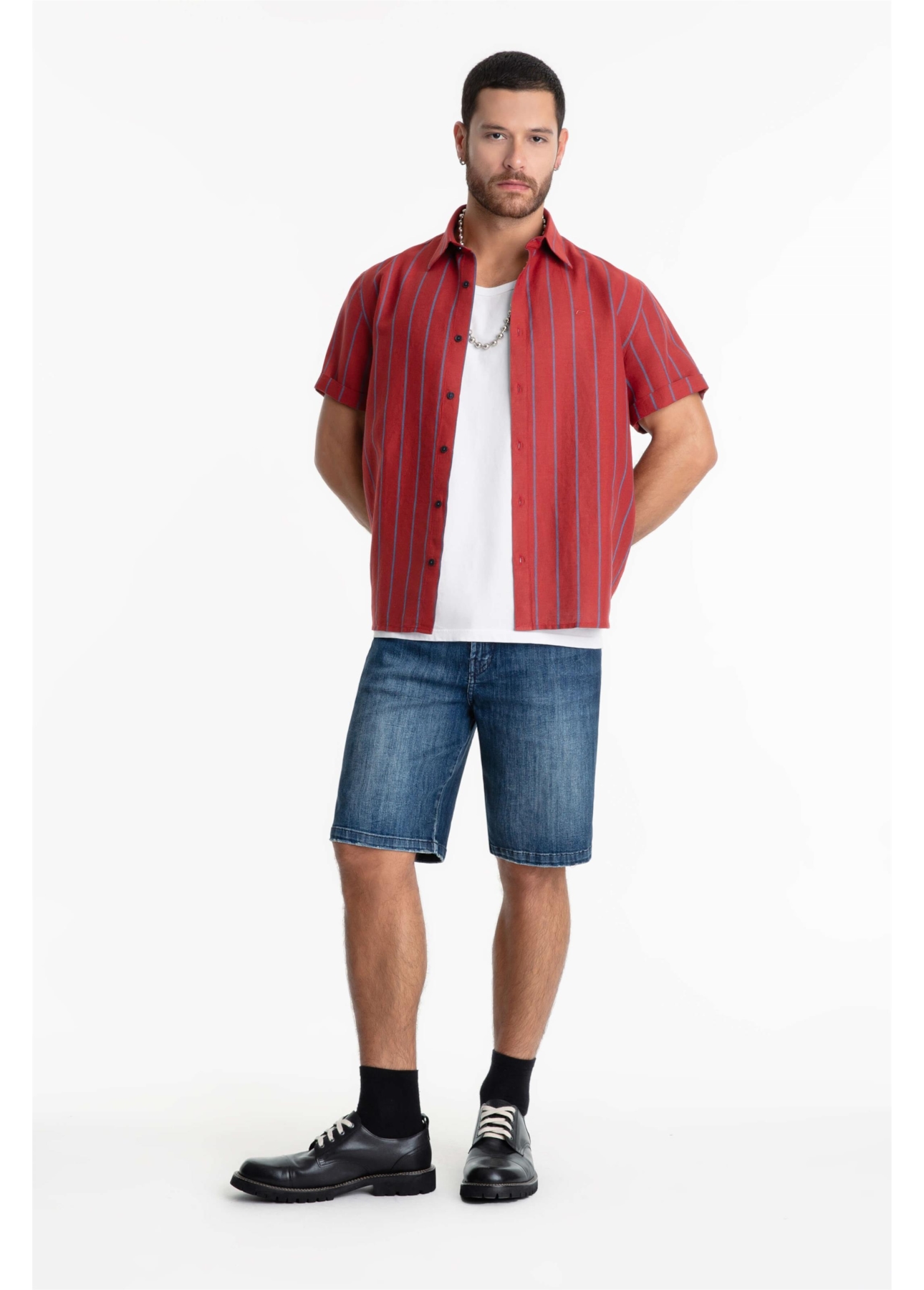 Camisa Puro Linho Bright Marinho