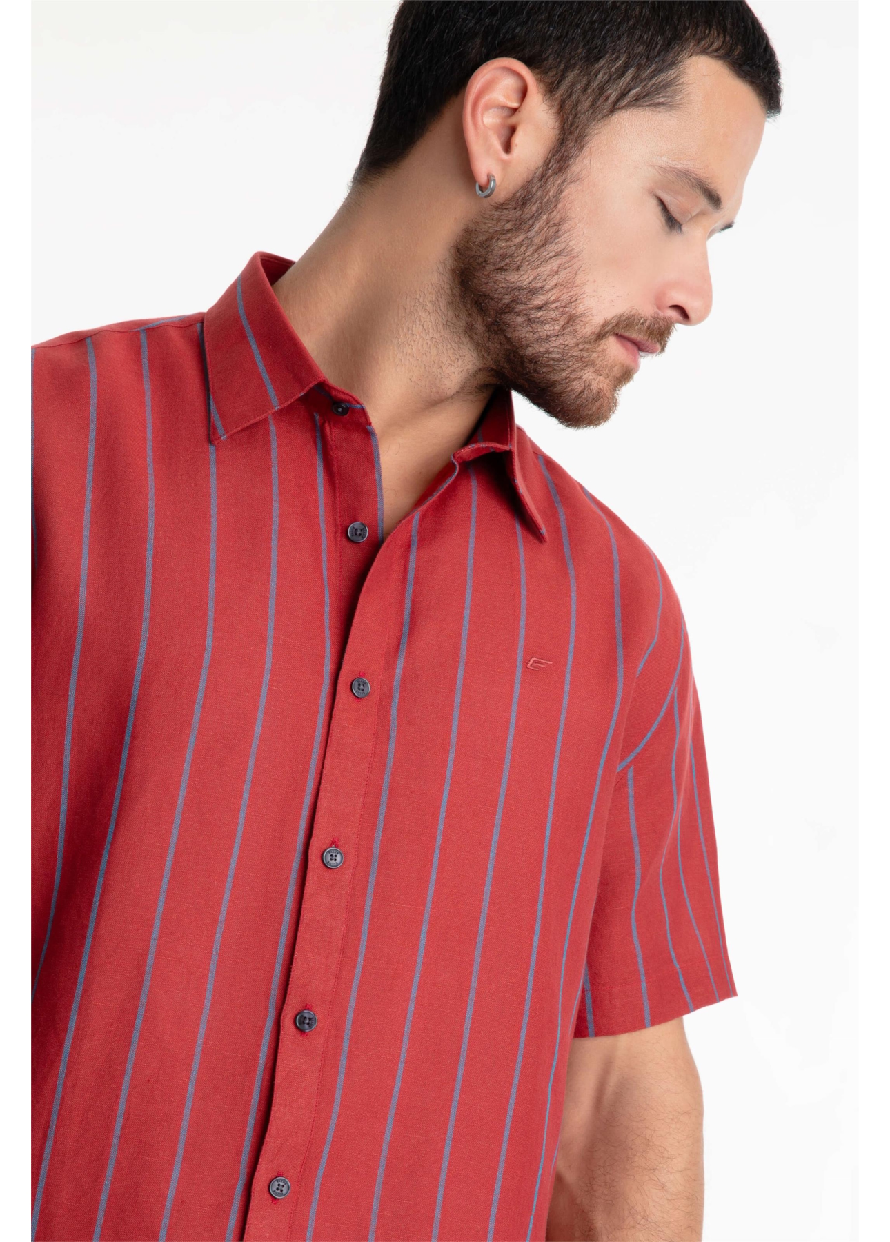 Camisa Puro Linho Bright Marinho