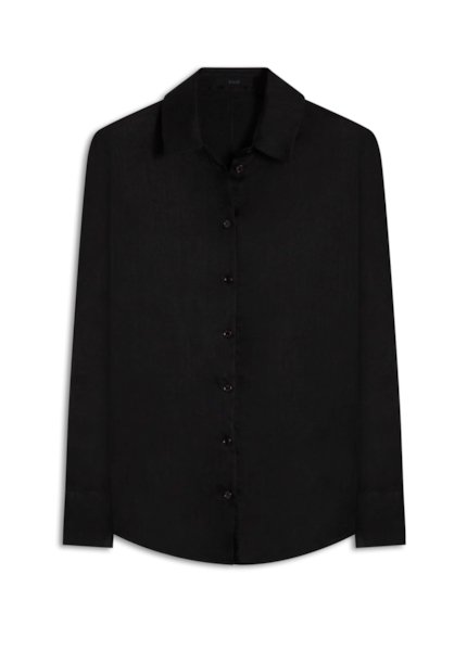 Camisa Rami Sleeve Over  Preto