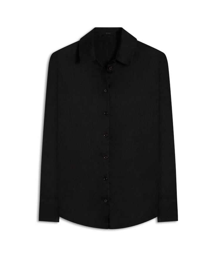 Camisa Rami Sleeve Over  Preto