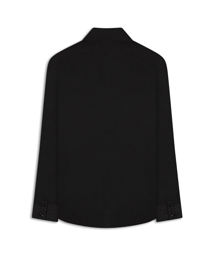 Camisa Rami Sleeve Over  Preto