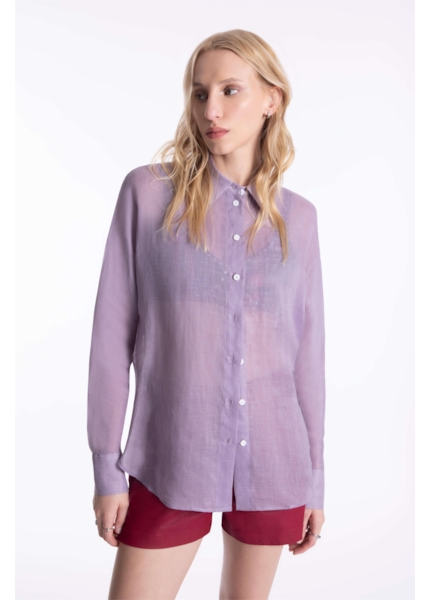 Camisa Rami Sleeve Over Rosa Dusty