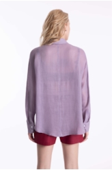 Camisa Rami Sleeve Over Rosa Dusty
