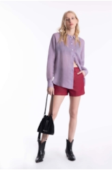Camisa Rami Sleeve Over Rosa Dusty