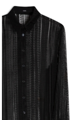 Camisa Renda  Petit Preto