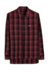 Camisa Rome Check Pocket 2nd Floor Vermelho