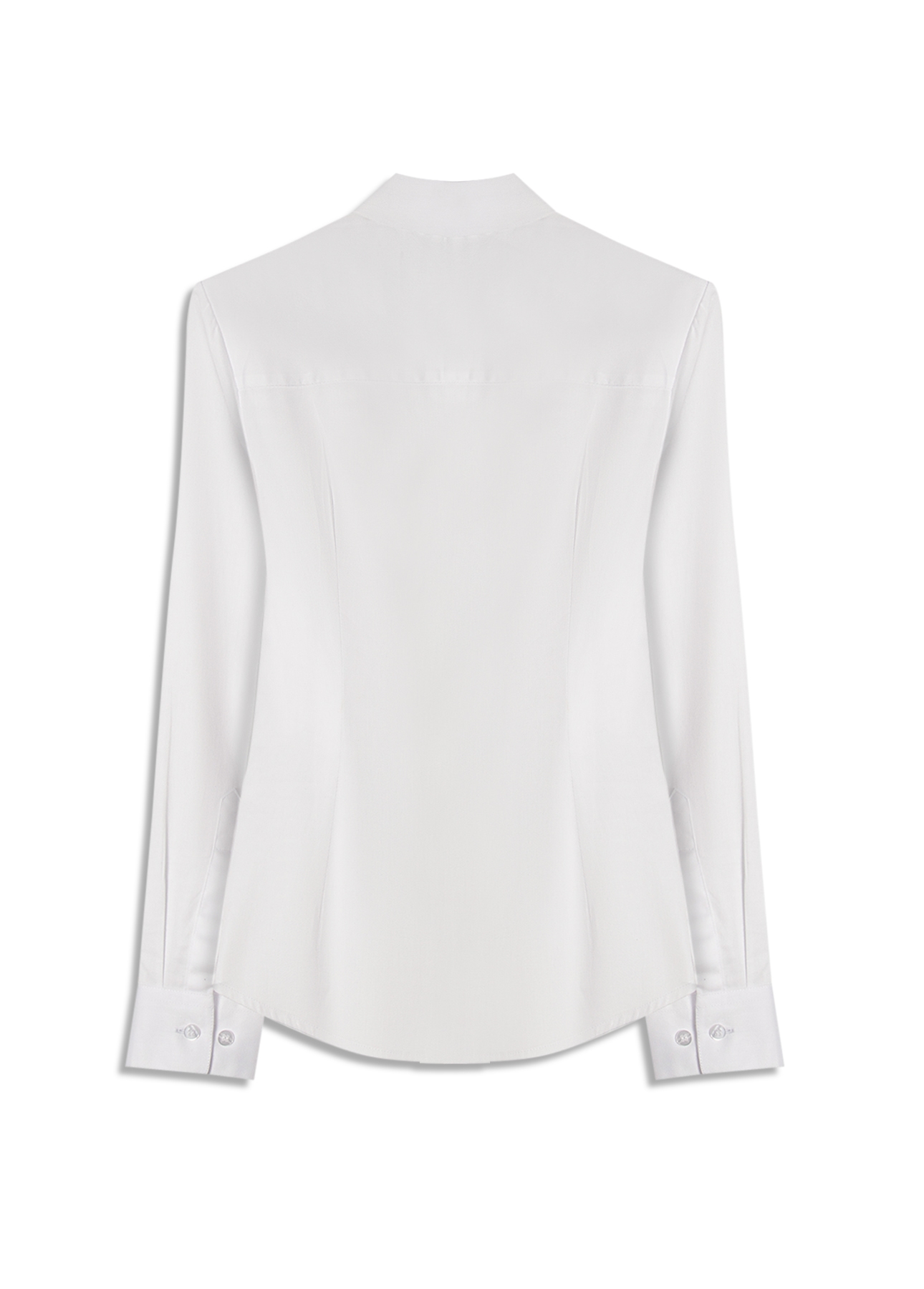 Camisa Satin Ly Slim Xangai Fusioned Branco
