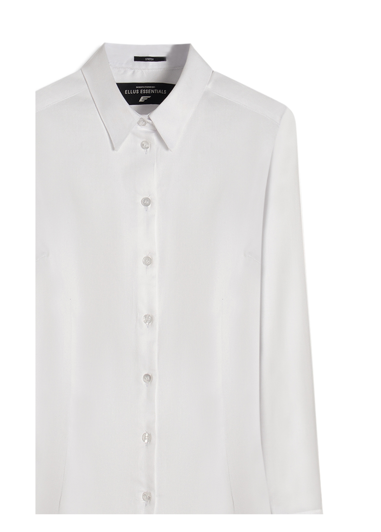 Camisa Satin Ly Slim Xangai Fusioned Branco
