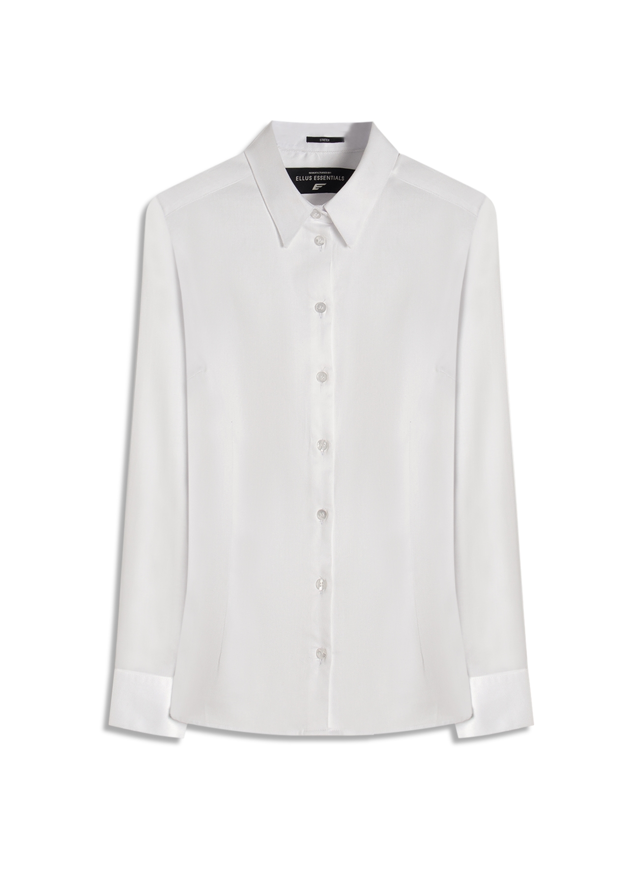 Camisa Satin Ly Slim Xangai Fusioned Branco