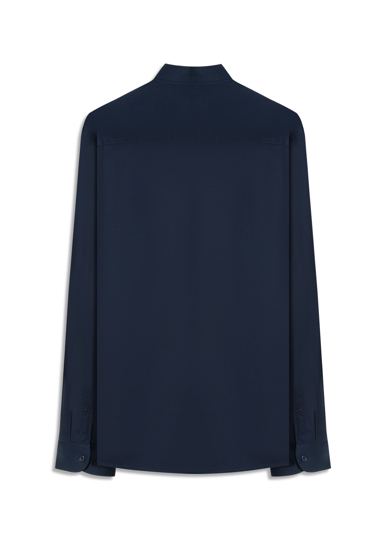 Camisa Satin Slim New Italian Dark Navy