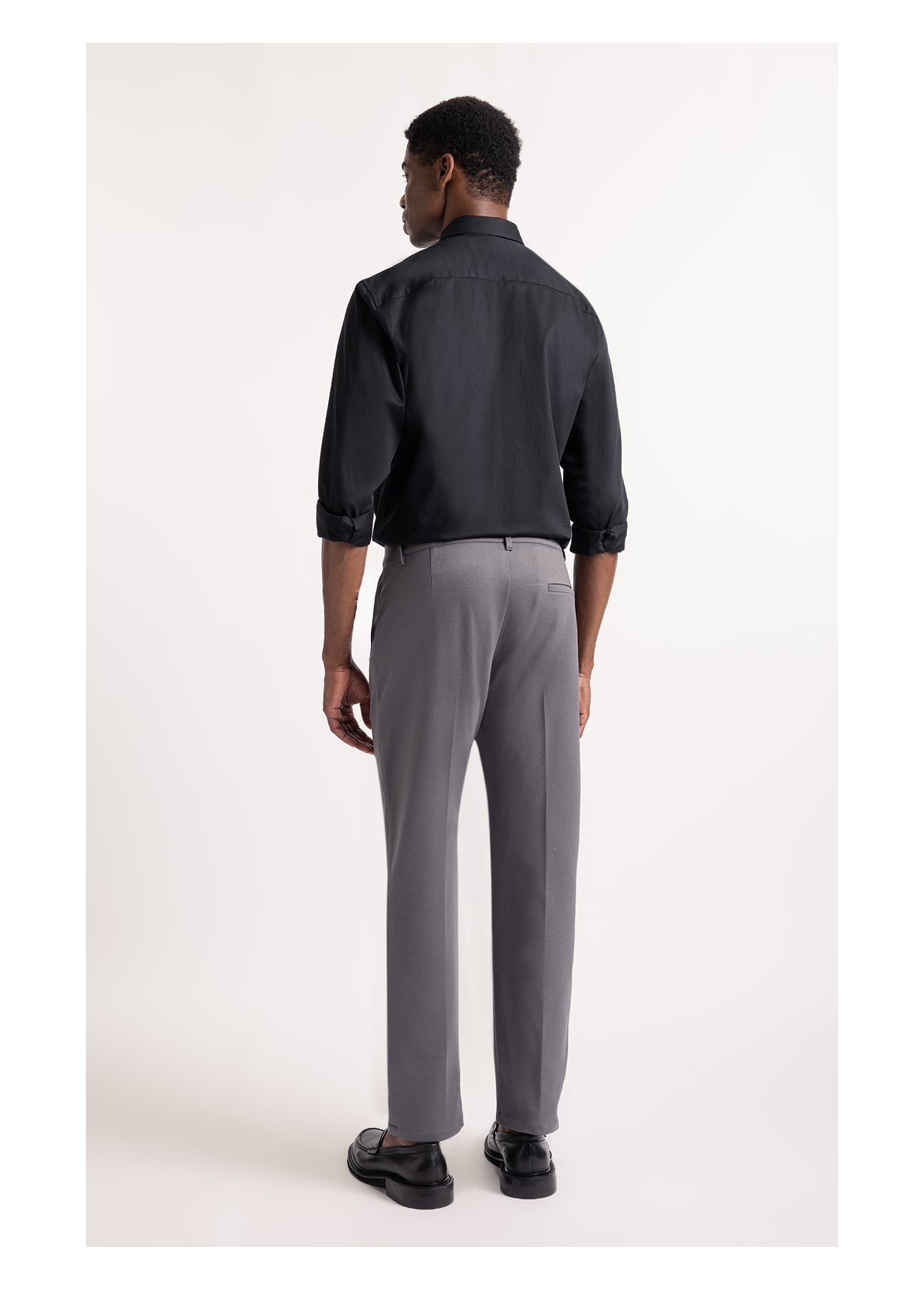 Camisa Satin Slim New Italian Preto