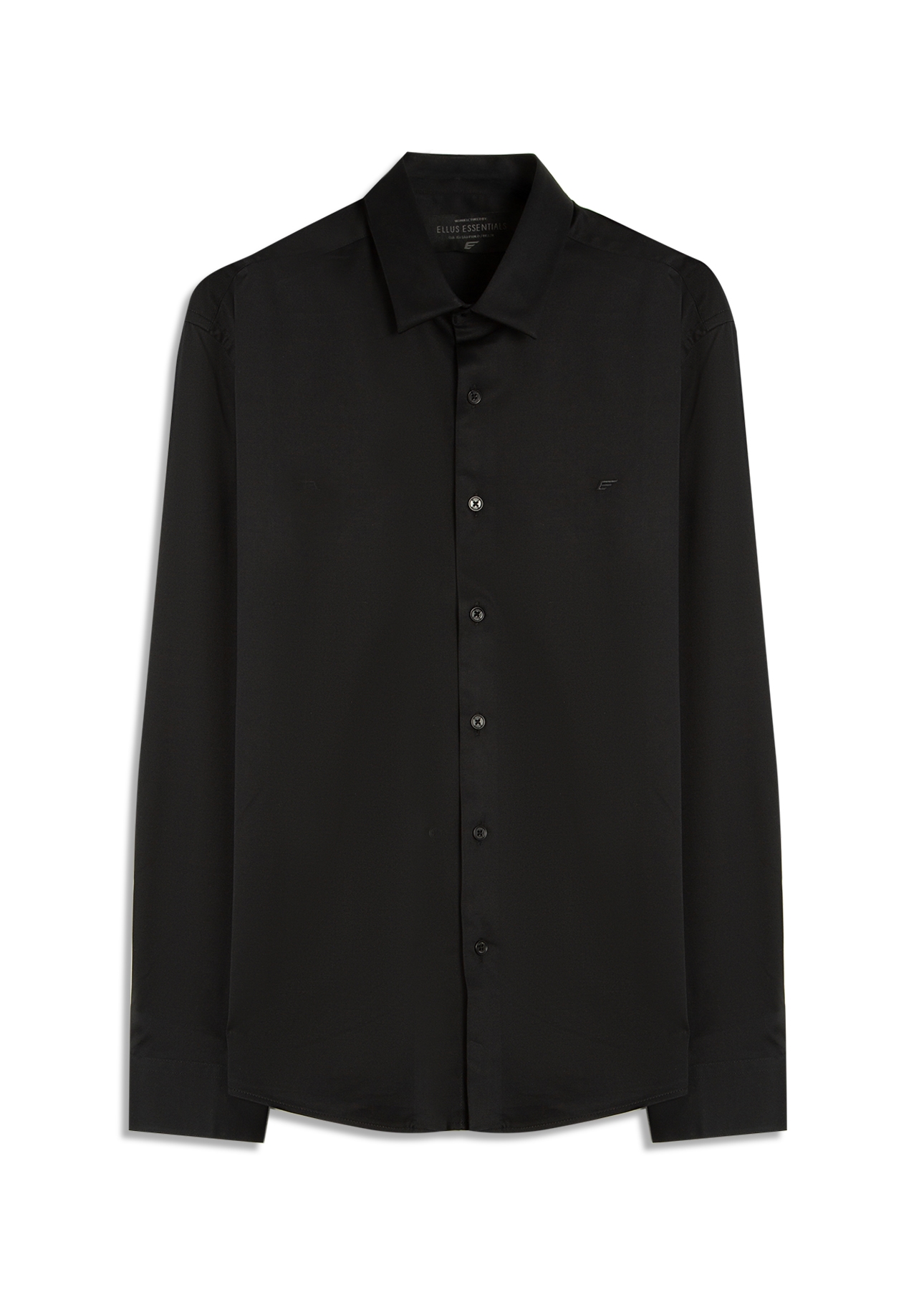 Camisa Satin Slim New Italian Preto