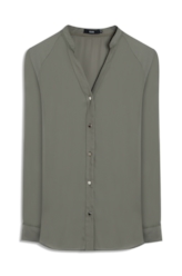 Camisa Segal Buttons Beringela