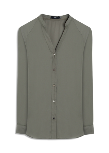 Camisa Segal Buttons Beringela