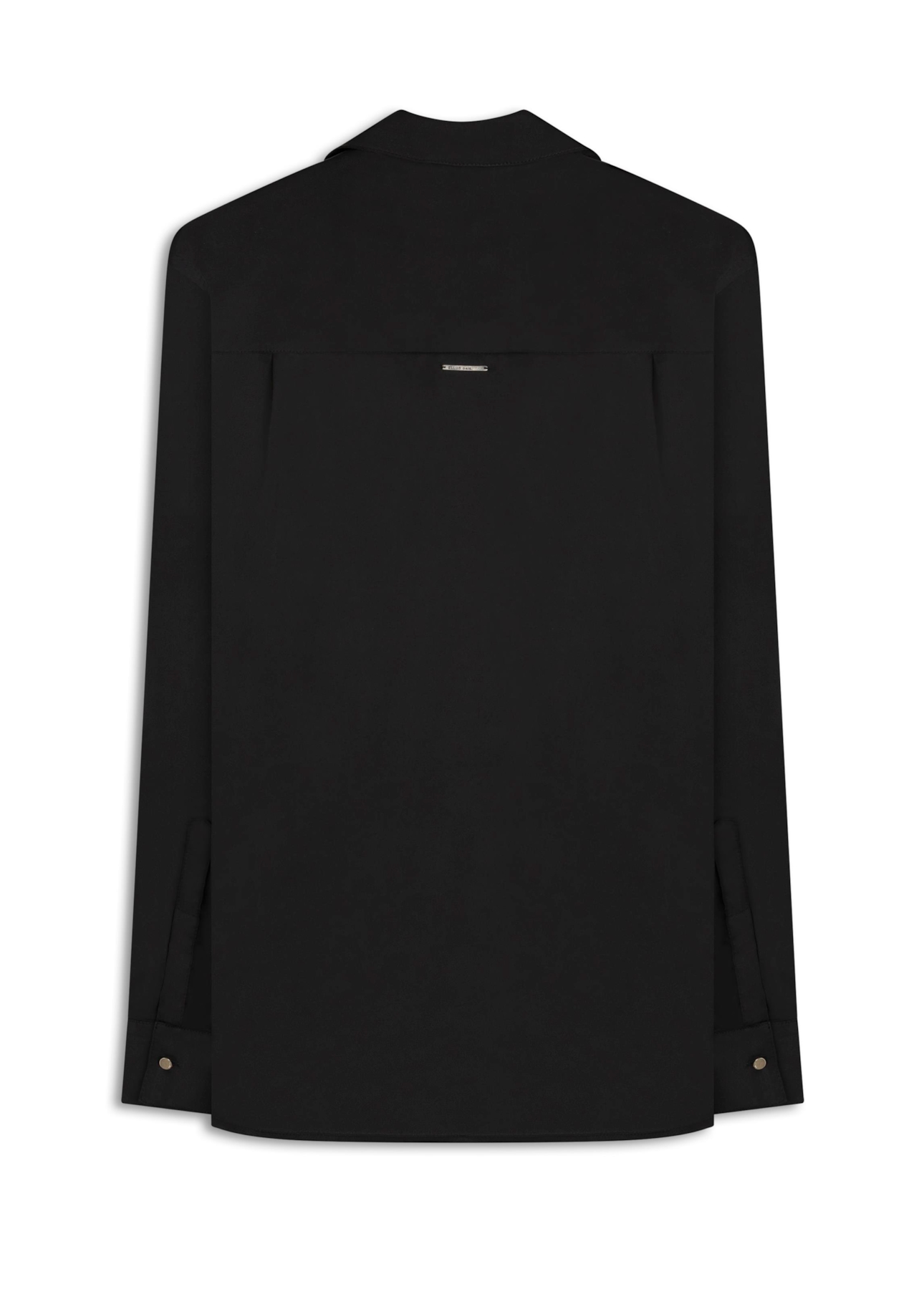 Camisa Segal Buttons Ellus Preto