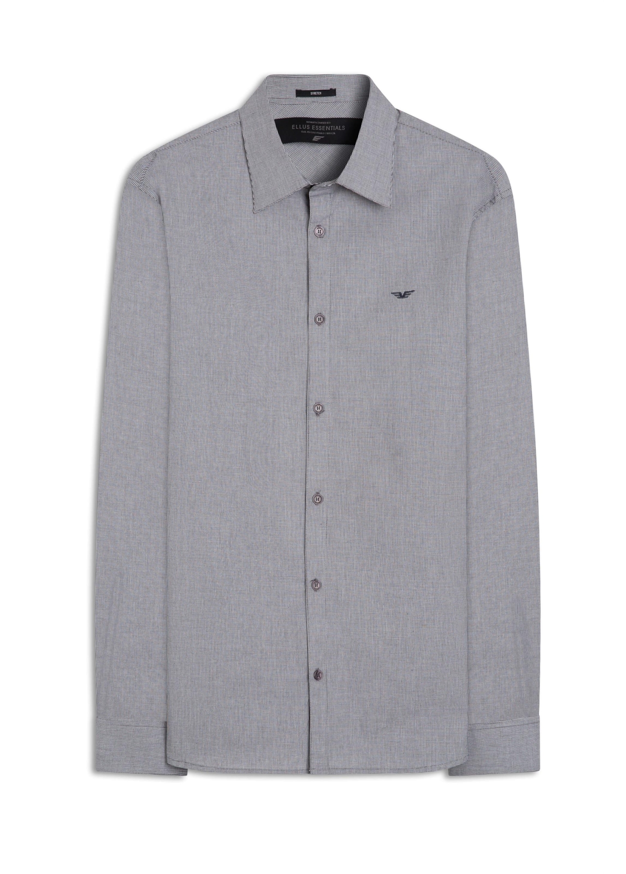 Camisa Slim Anatomic Cinza