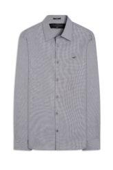 Camisa Slim Anatomic Cinza