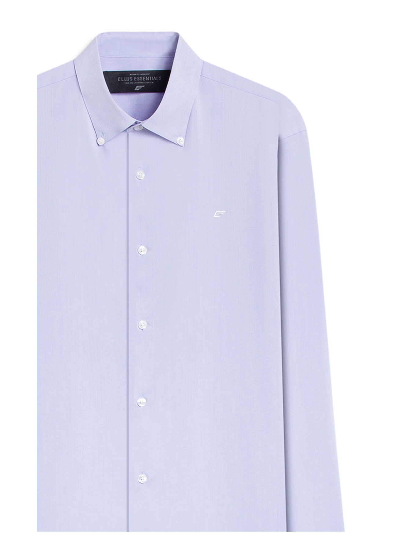 Camisa Slim Button Down Azul Pervante