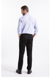 Camisa Slim Button Down Azul Pervante