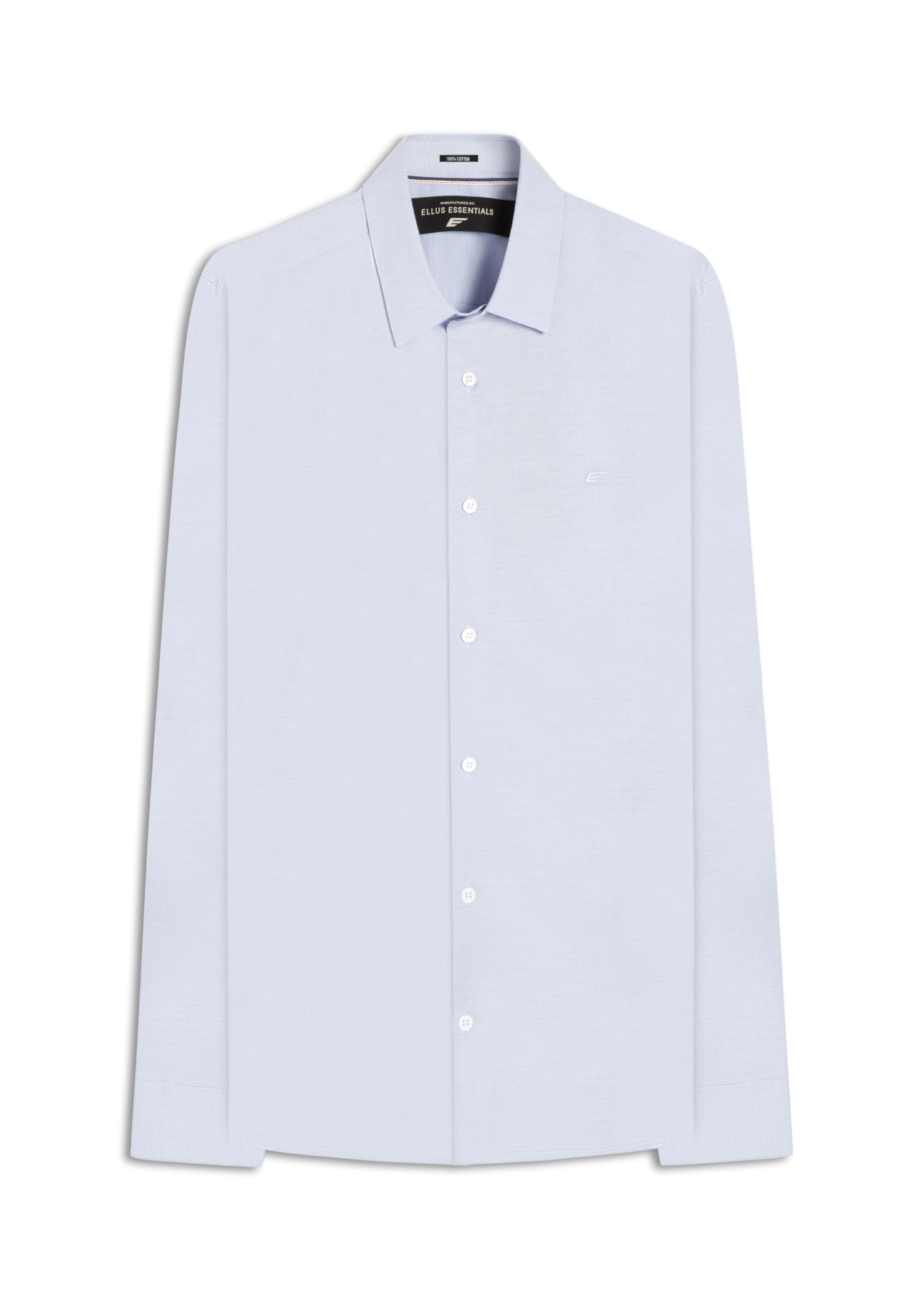 Camisa Slim Xangai Azul Seco