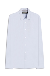Camisa Slim Xangai Azul Seco