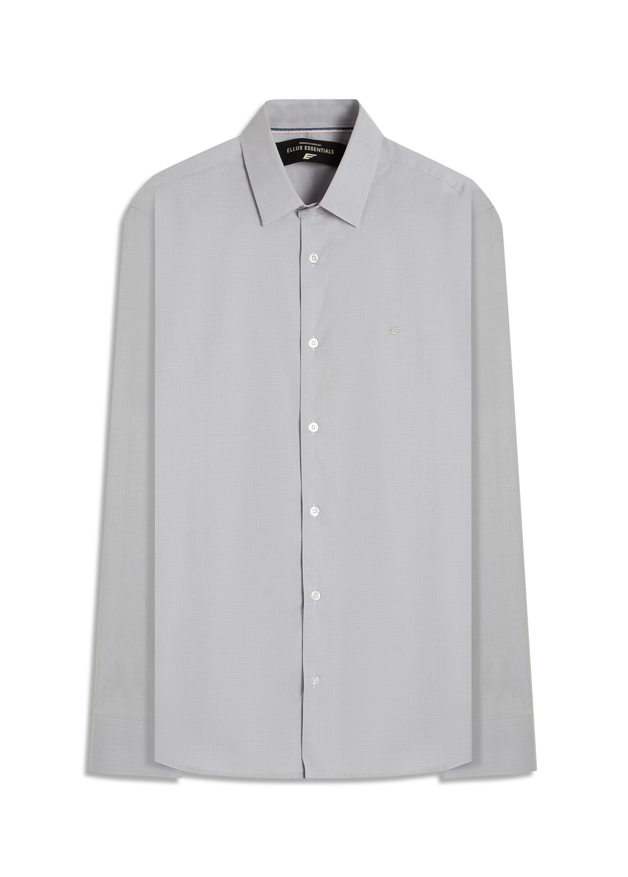 Camisa Slim Xangai Cinza Claro
