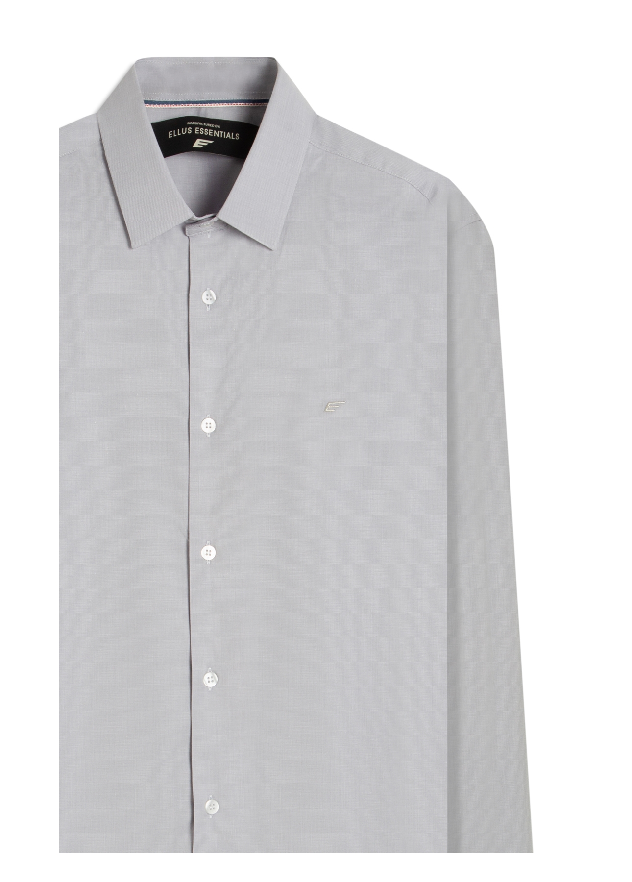 Camisa Slim Xangai Cinza Claro