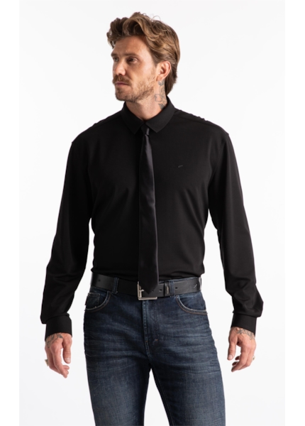 Camisa Slim Xangai Preto