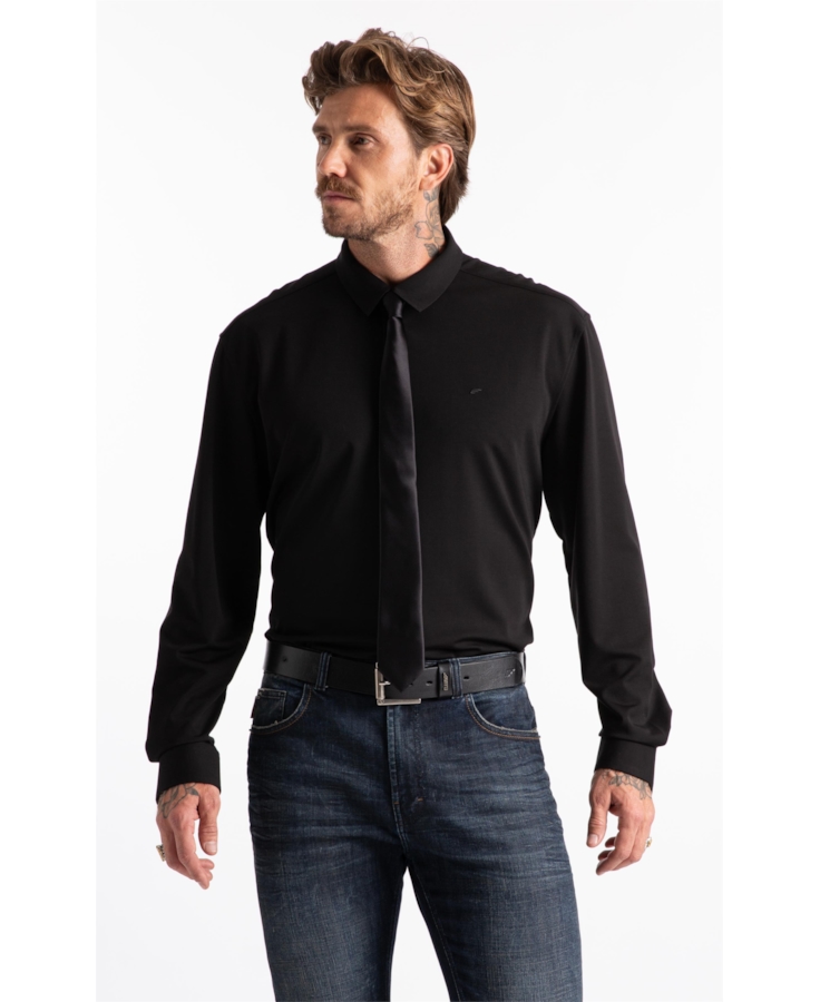 Camisa Slim Xangai Preto