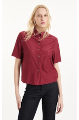 Camisa Suede Pettit Bordeaux