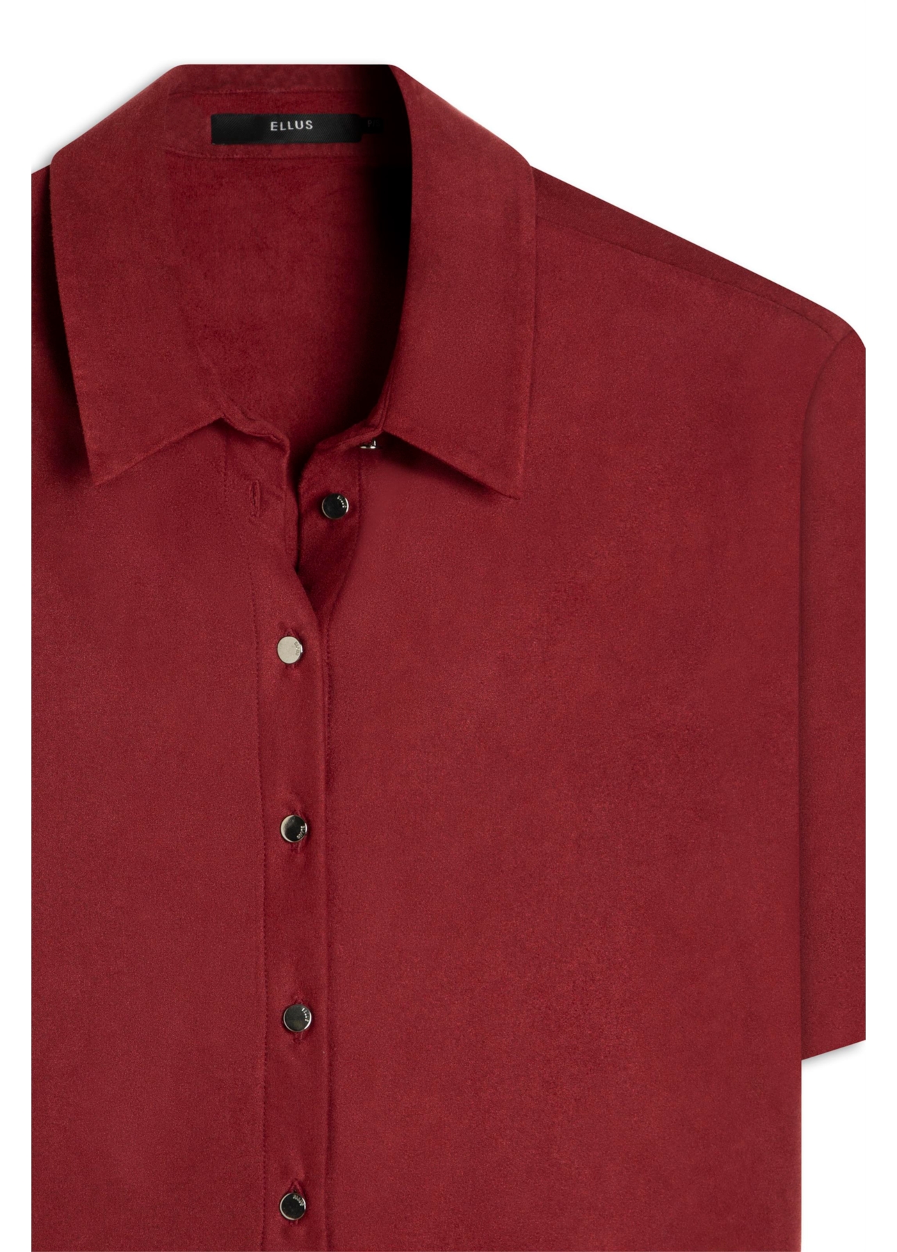Camisa Suede Pettit Bordeaux