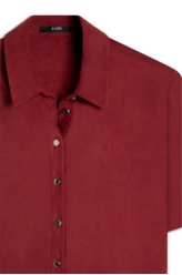 Camisa Suede Pettit Bordeaux