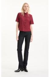 Camisa Suede Pettit Bordeaux
