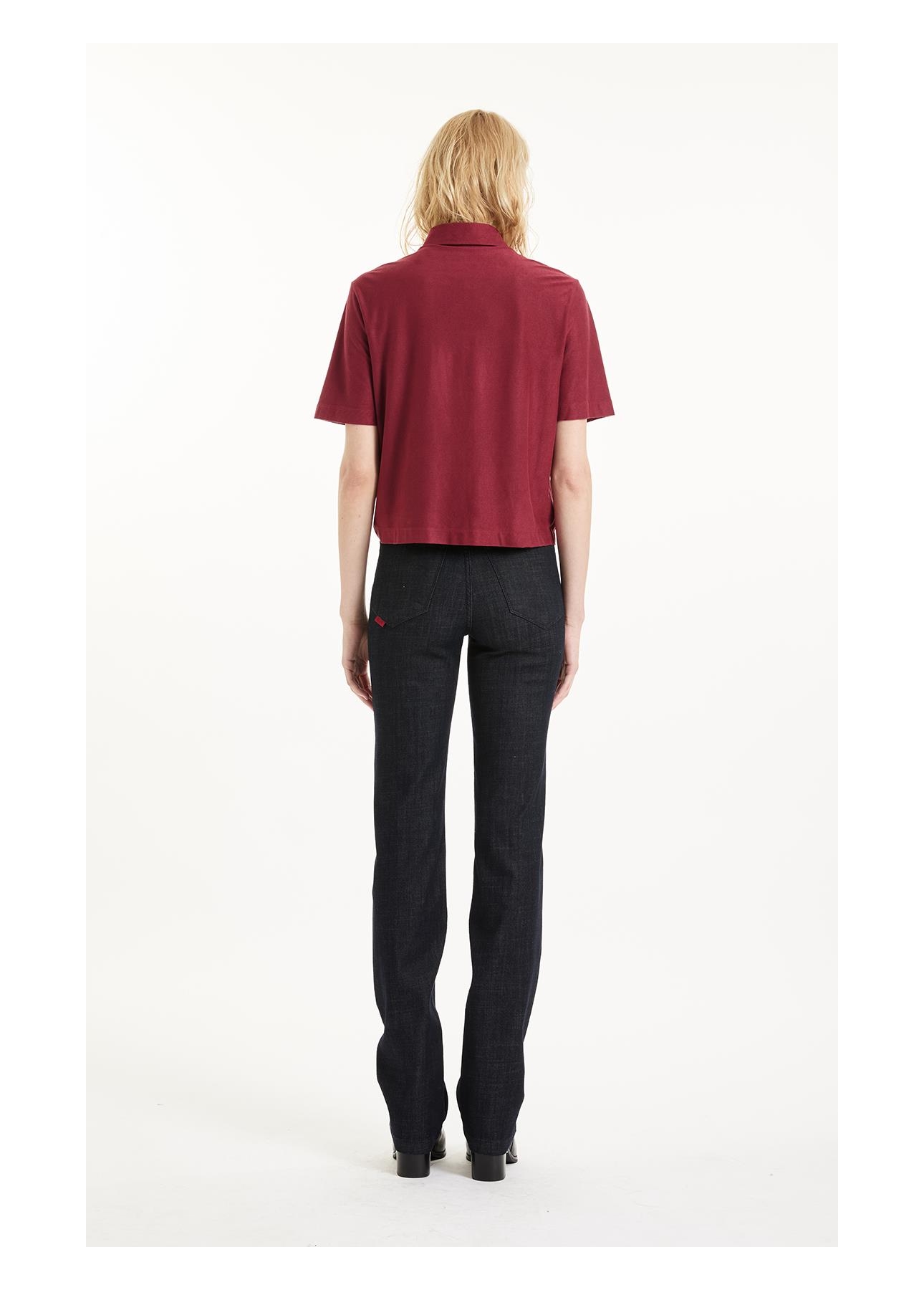 Camisa Suede Pettit Bordeaux