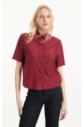 Camisa Suede Pettit Bordeaux