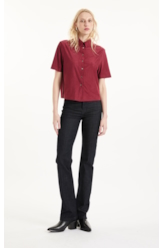Camisa Suede Pettit Bordeaux