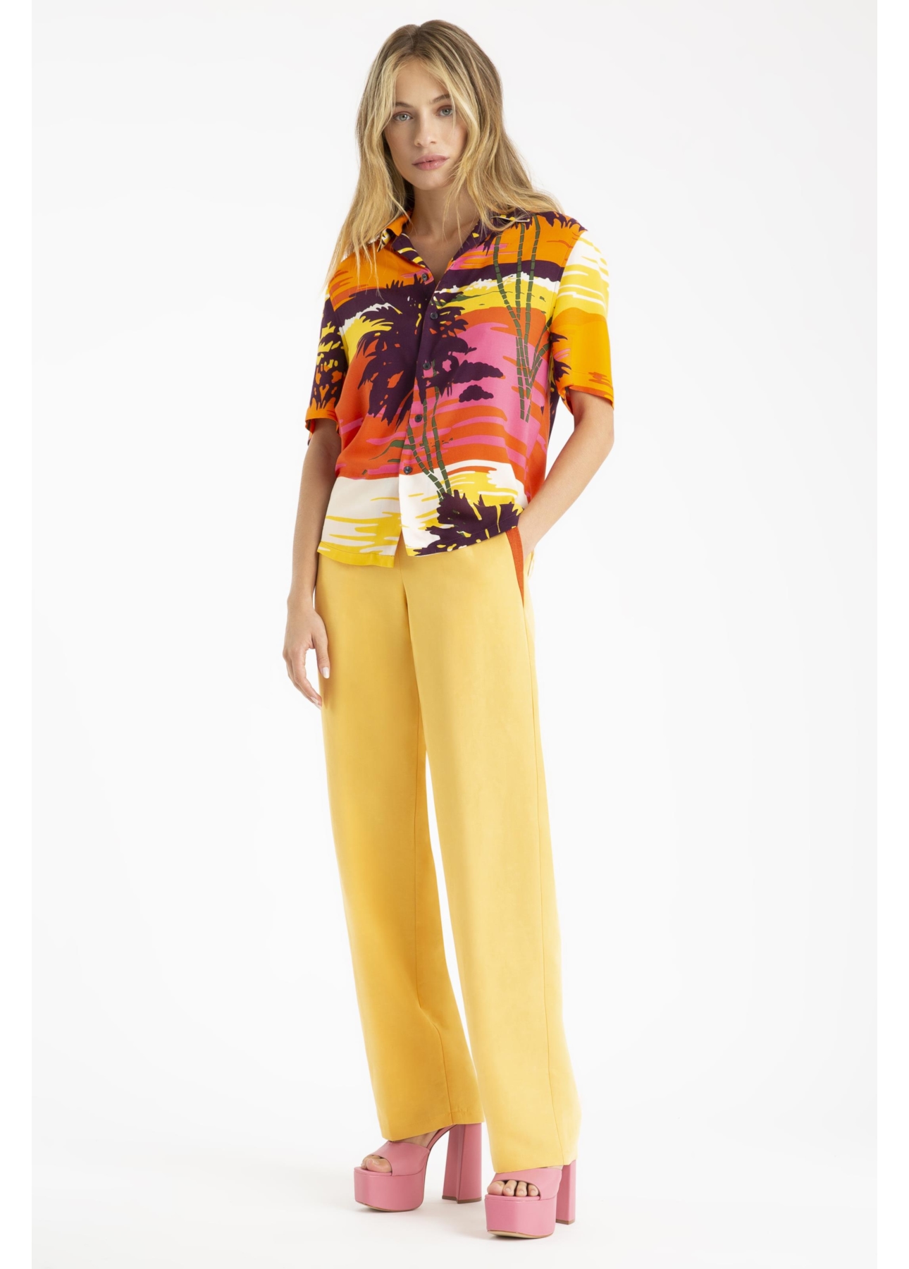 Camisa Sunset American Laranja