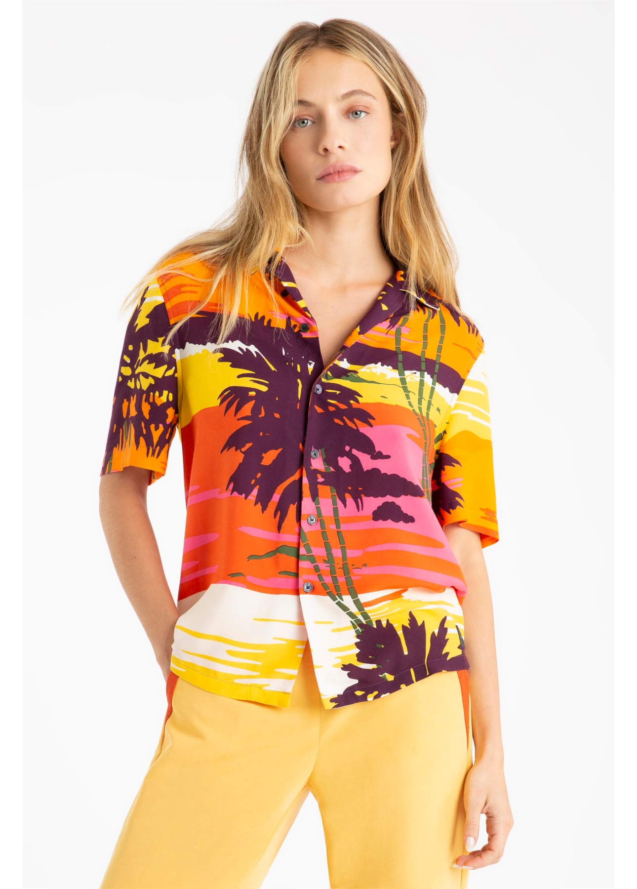 Camisa Sunset American Laranja