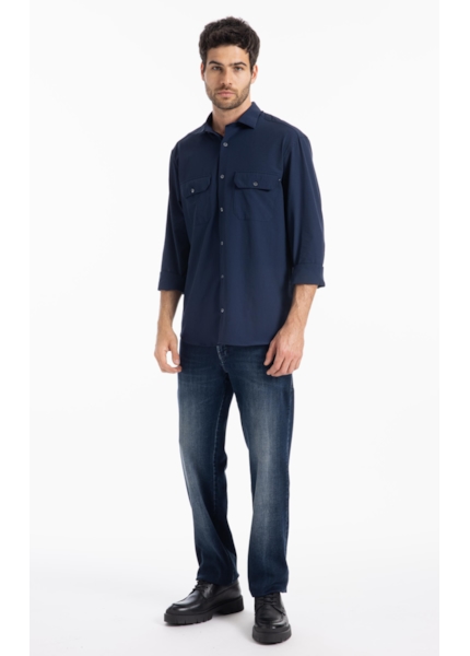Camisa Tech Action Dark Navy