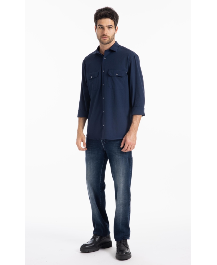 Camisa Tech Action Dark Navy