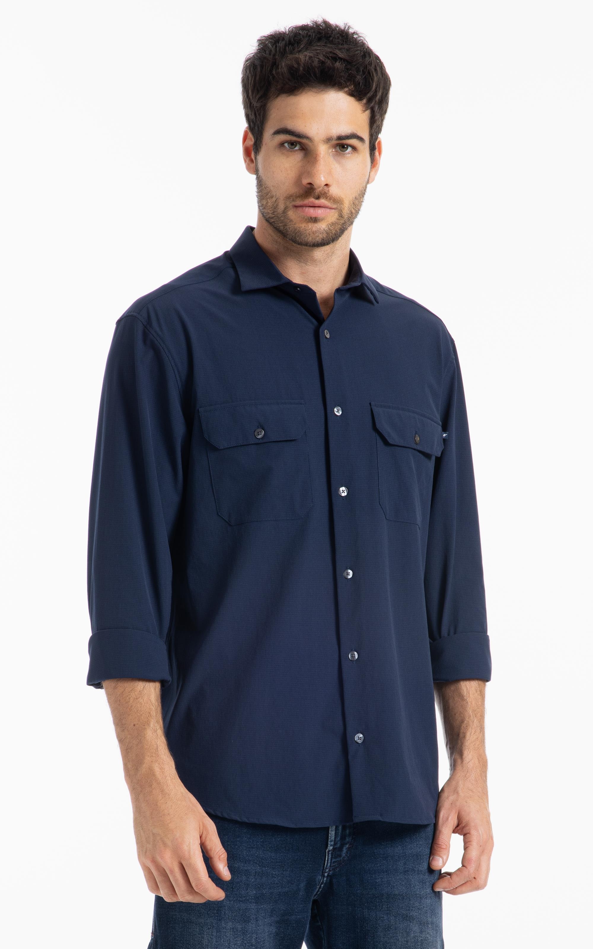 Camisa Tech Action Dark Navy