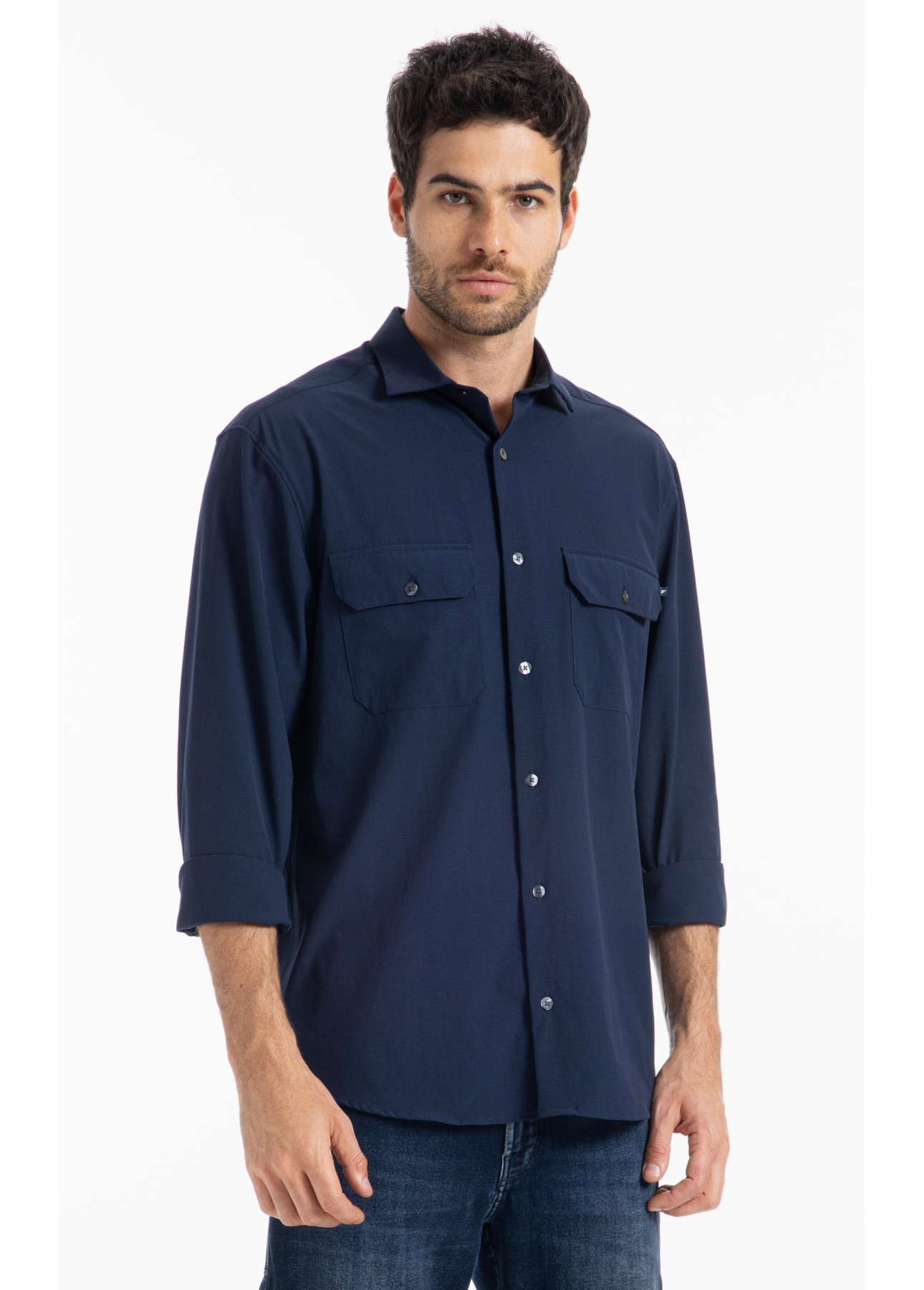 Camisa Tech Action Dark Navy